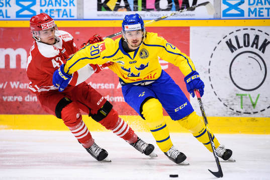 Oliver Larsen of Denmark and Adam Brodecki of Sweden