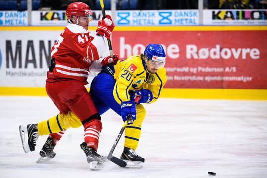 Oliver Larsen of Denmark and Adam Brodecki of Sweden