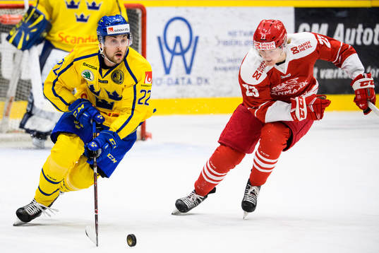 Jonathan Andersson of Sweden and Joachim Blichfeldt of