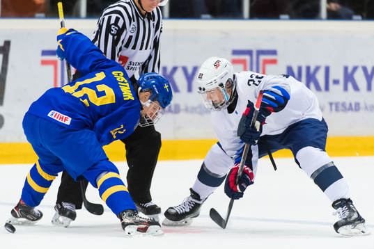Sveriges Arvid Costmar  och USAs Owen Lindmark