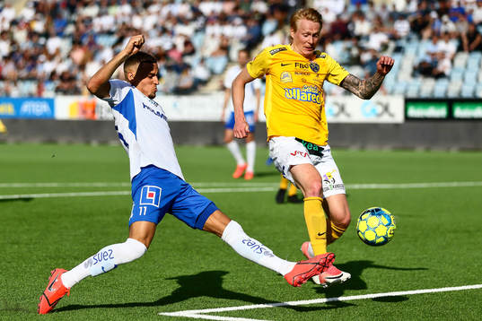 IFK Norrköpings Jordan Larsson gör mål 2-1