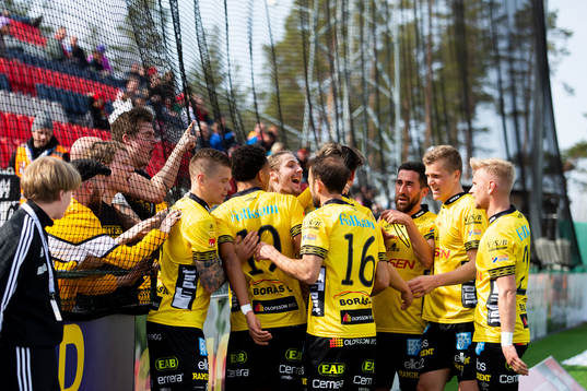 Elfsborgs spelare jublar