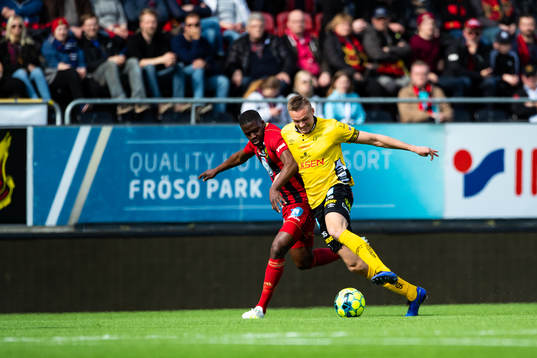 Östersunds Isak Ssali Ssewankambo och Elfsborgs Stian Rode