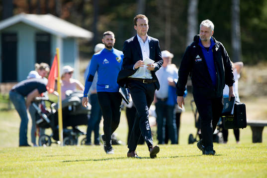 IFK Hässleholms tränarduo Chadie Hotait och Jonas