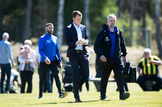 IFK Hässleholms tränarduo Chadie Hotait och Jonas