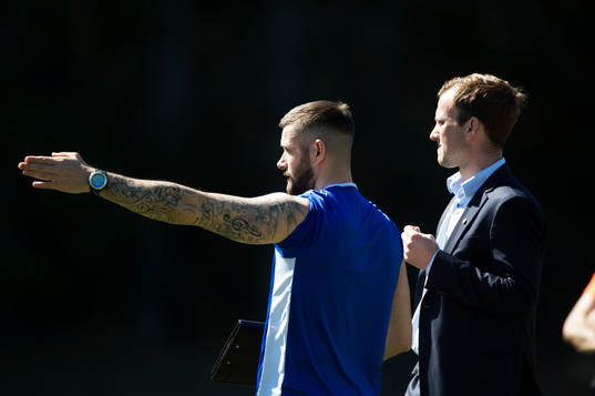 IFK Hässleholms tränarduo Chadie Hotait och Jonas
