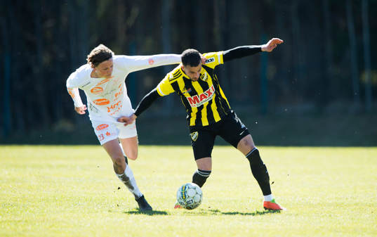 IFK Hässleholms Mohammed Hamdan tas ojuste i matchen i