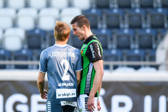 Irriterat mellan Brages Alexander Zetterström och GAIS