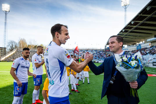 IFK Norrköpings Lars Krogh Gerson hyllas för sin 100e