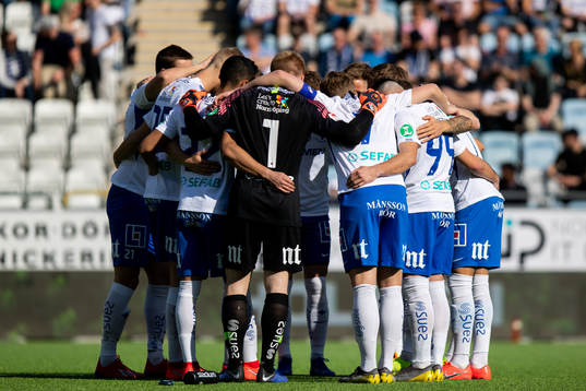 IFK Norrköpings spelare samlas