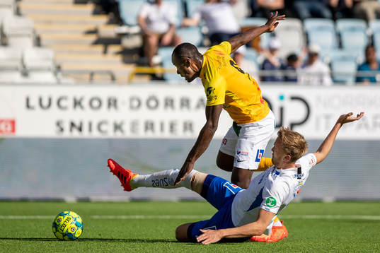 Falkenbergs Nsima Peter och IFK Norrköpings Rasmus