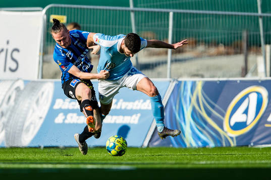 Sirius Jonas Lindberg och Malmö FFs Erdal Rakip
