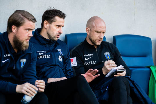 Sirius assisterande tränare Mirza Jelecak och tränare