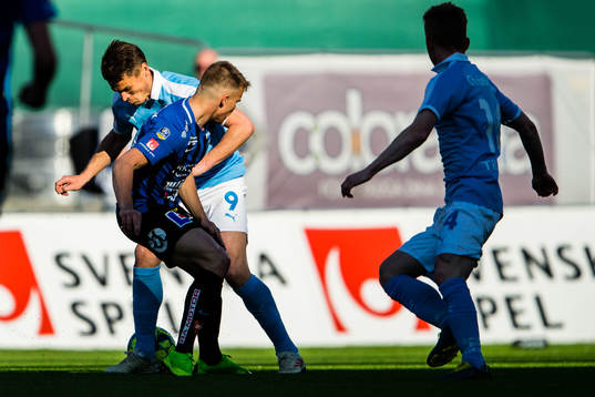 Malmö FFs Markus Rosenberg och Sirius Elias Andersson