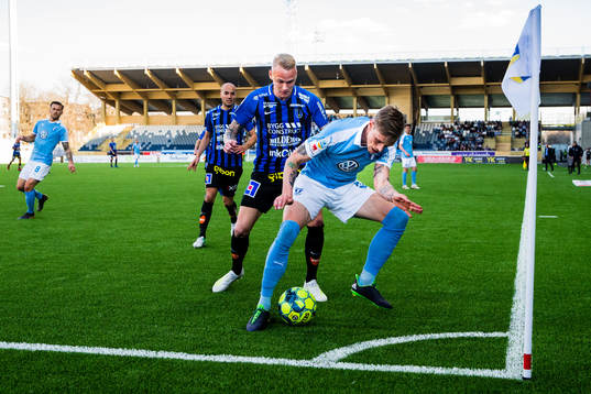 Sirius Adam Ståhl och Malmö FFs Sören Rieks