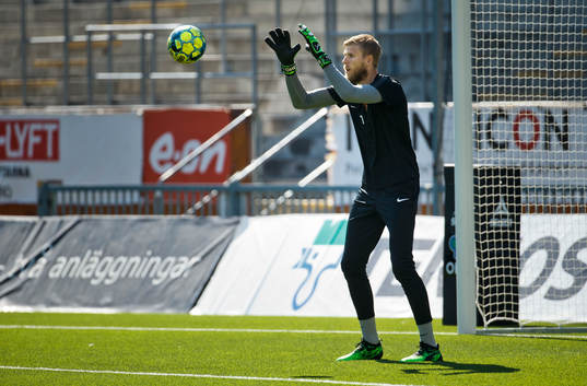 Örgrytes målvakt Fredrik Andersson