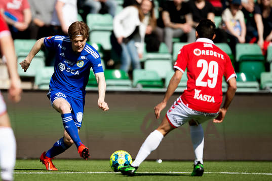 Sundsvalls Oliver Berg och Kalmars Romário Pereira Sipião
