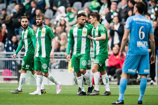 Hammarbys Muamer Tankovic, Mads Fenger Nielsen, Imad