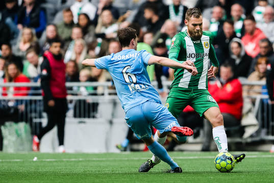 AFC Eskilstunas Jesper Björkman och Hammarbys David