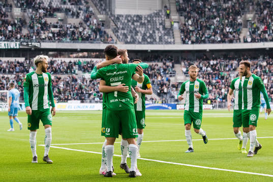 Hammarbys Imad Khalili jublar