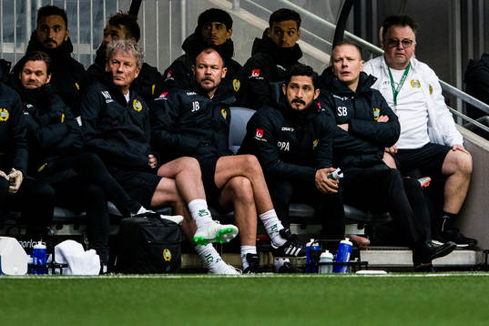Hammarbys assisterande tränare Joachim Björklund,