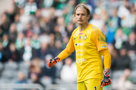 AFC Eskilstunas målvakt Ole Söderberg