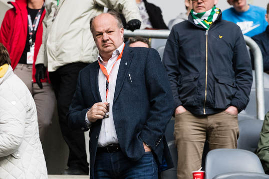 AFC Eskilstunas ordförande Alex Ryssholm innan