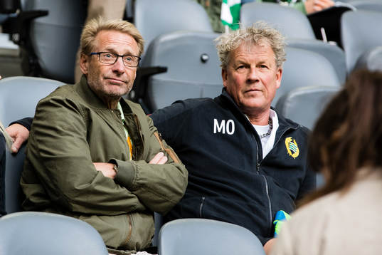 Thomas Dennerby och Hammarbys målvaktstränare Mikael