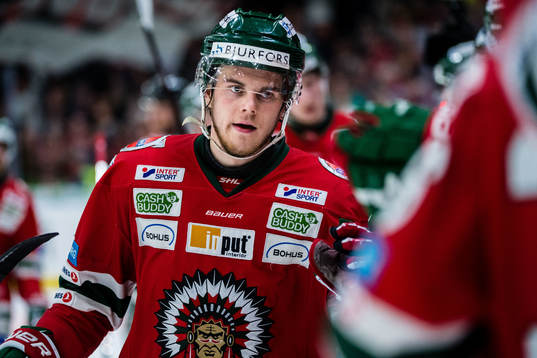 Frölundas Samuel Fagemo jublar