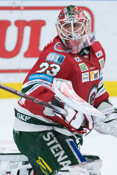 Frölundas målvakt Johan Mattsson