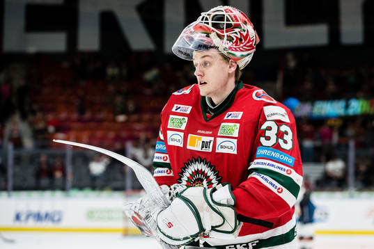 Frölundas målvakt Johan Mattsson