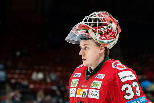 Frölundas målvakt Johan Mattsson