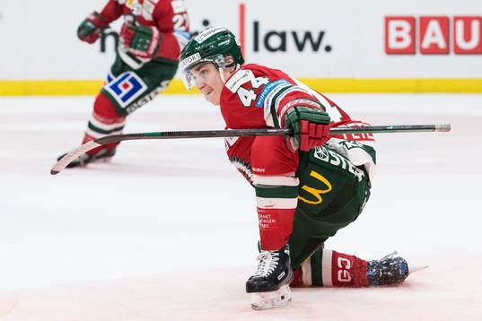 Frölundas Jacob Peterson jublar