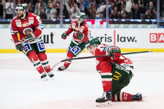 Frölundas Jacob Peterson jublar