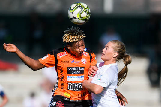 Kristianstads Rita Chikwelu och Rosengårds Lisa-Marie