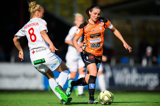 Rosengårds Hanna Bennison och Kristianstads Alice Nilsson