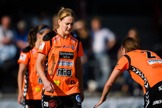 Kristianstads Mia Carlsson deppar