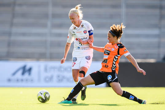 Rosengårds Caroline Seger och Kristianstads Alice Nilsson