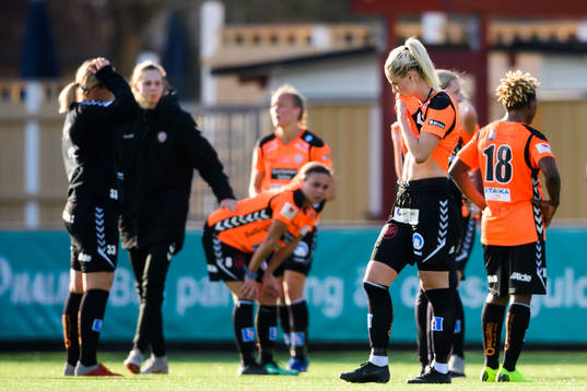Kristianstads Svava Ros Gudmundsdottir deppar