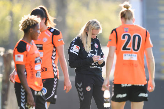 Kristianstads tränare Elisabet Gunnarsdottir