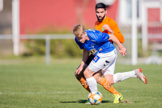 Åtvidabergs Oskar Stejdahl och Torns Mouhammed-Ali Dhaini