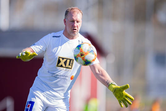 Åtvidabergs målvakt Henrik Gustavsson