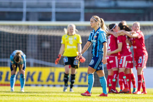 Djurgårdens Irma Helin deppar