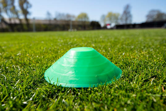 Grön plastkon
