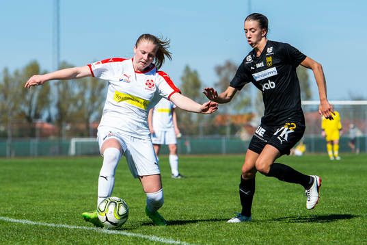 Borgebys Elin Palklint och Umeås Wilma Öhman