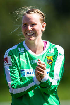 Umeås målvakt Agnes Granberg
