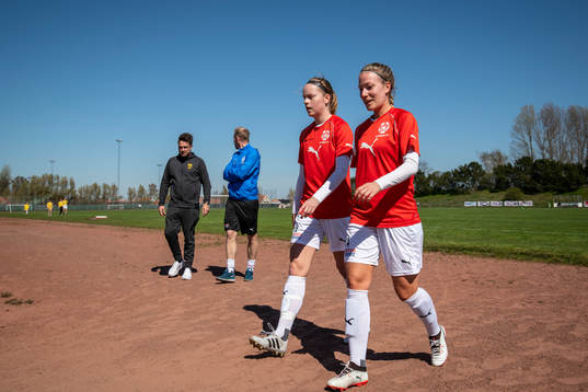 Borgebys Linda Karlsson och Emilia Jönsson