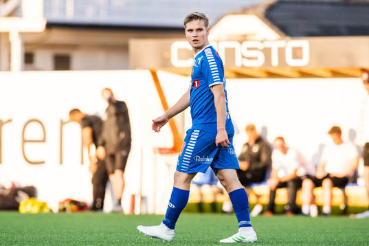 Mikael Nord Ingebrigtsen of Tromsø looks dejected