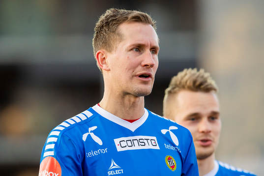 Morten Gamst Pedersen of Tromsø looks dejected