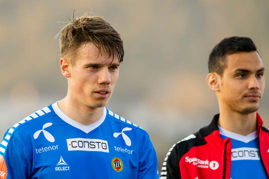 Robert Taylor and Brayan Anders Rojas Jimenez of Tromsø